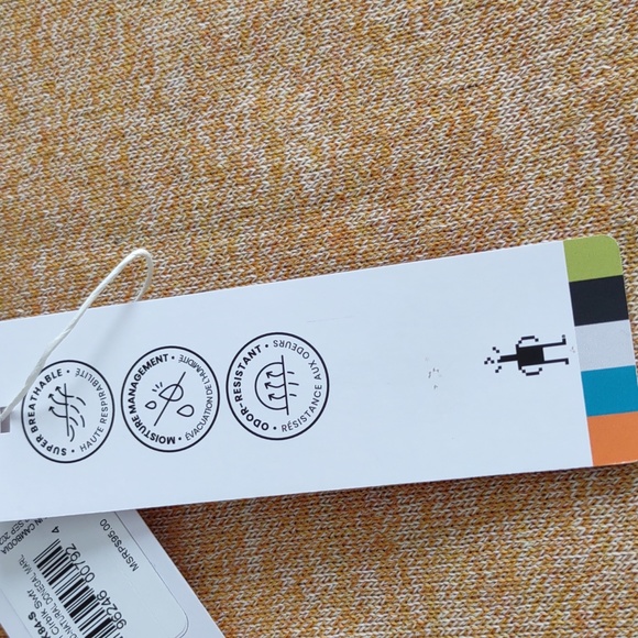 NWT Smartwool Size Small Shadow Pine Colorblock Honey Gold Donegal Sweater - Picture 4 of 16